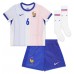 Maillot de foot France Eduardo Camavinga #6 Extérieur vêtements enfant Europe 2024 Manches Courtes (+ pantalon court)